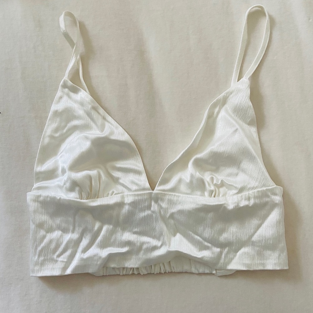 NWOT Zara Satin Bralette